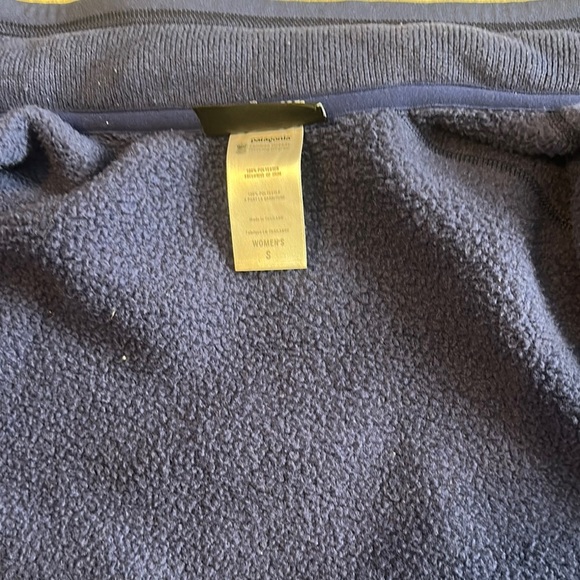 Patagonia Blue Utility Jacket with Stand-Up Collar - Picture 9 of 9